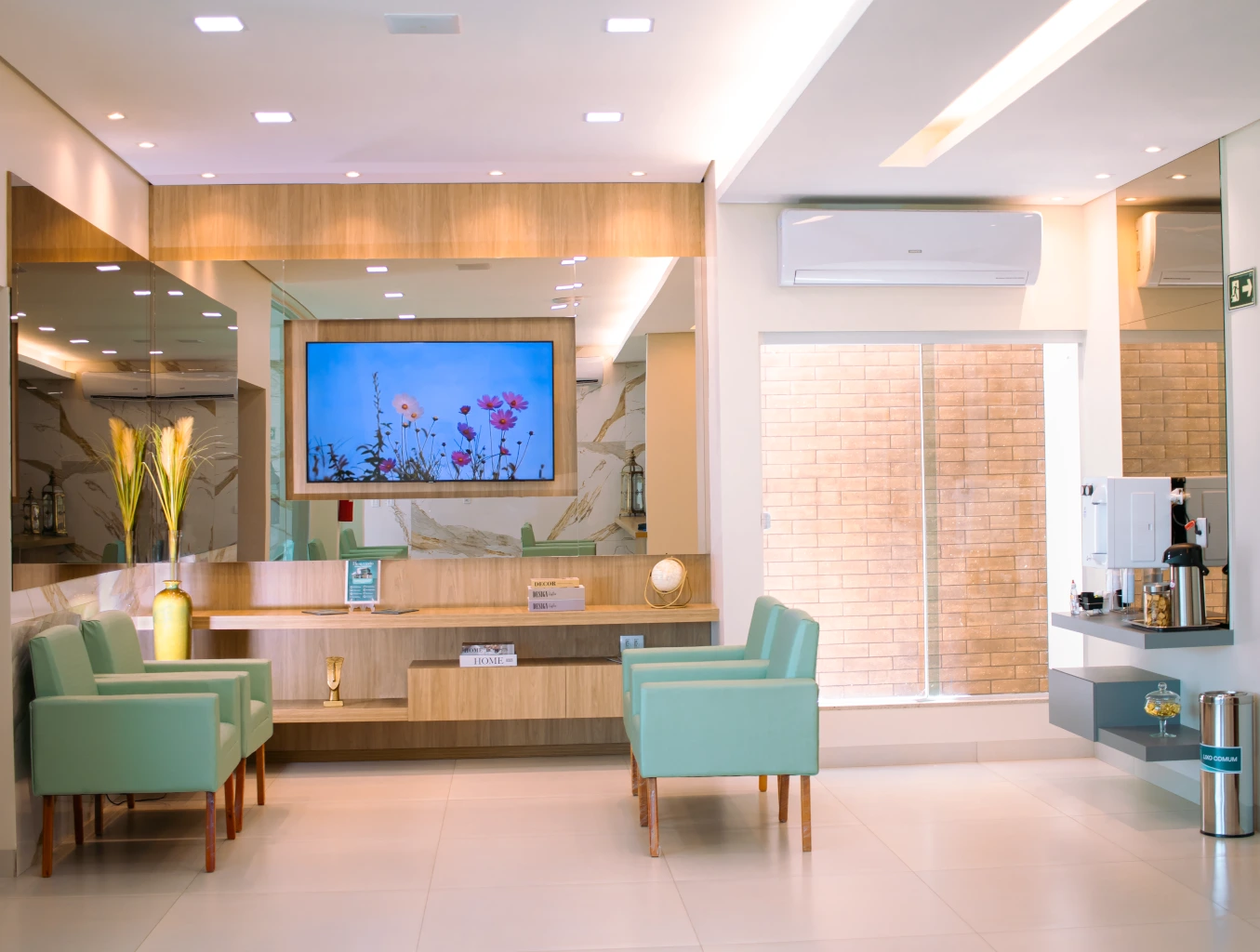 Recepção da centro médico